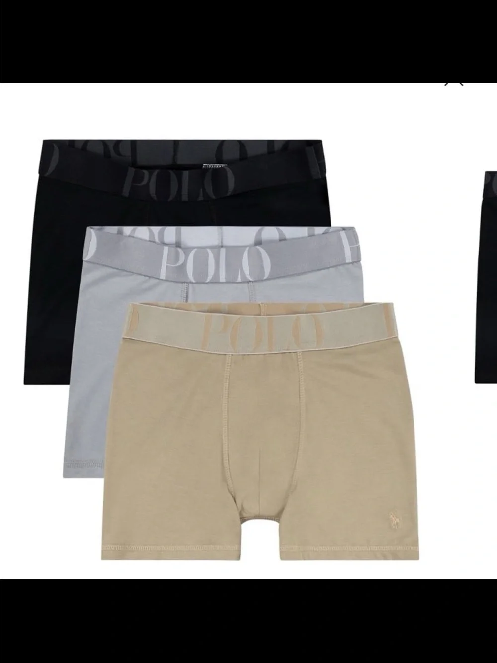 NWT polo Ralph Lauren big boys boxer briefs 3 packs size big boys XL
